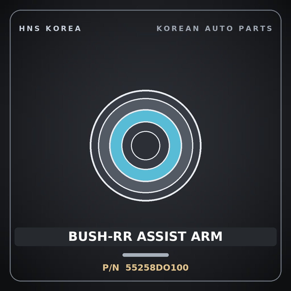 Genuine Mobis BUSH-RR ASSIST ARM 55258DO100 for EV9 2023 HNS Parts Korea