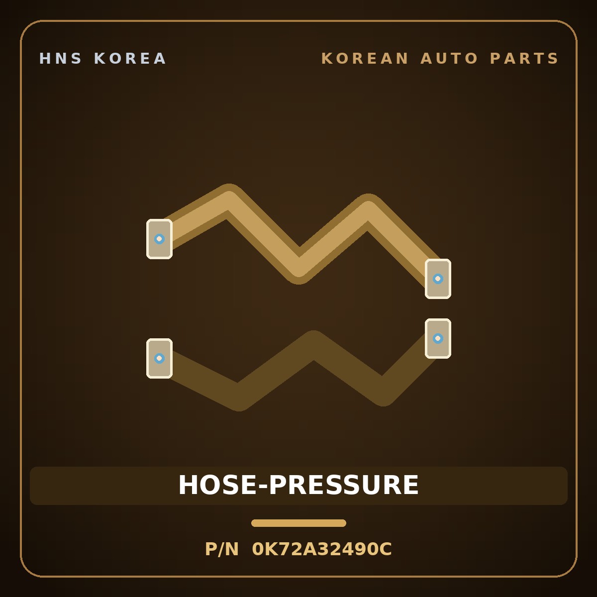 Genuine Mobis HOSE-PRESSURE 0K72A32490C for Bongo 1996 HNS Parts Korea