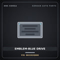 Genuine Mobis EMBLEM-BLUE DRIVE 863202Q000 for Avante 2009 HNS Parts Korea