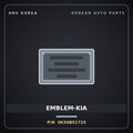 Genuine Mobis EMBLEM-KIA 0K30B51725 for Rio 1999 HNS Parts Korea