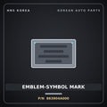 Genuine Mobis EMBLEM-SYMBOL MARK 863904A000 for Grand Starex 1997 HNS Parts Korea
