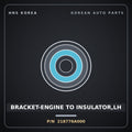 Genuine Mobis BRACKET-ENGINE TO INSULATOR,LH 218776A000 for 5-Ton Truck 1997 HNS Parts Korea