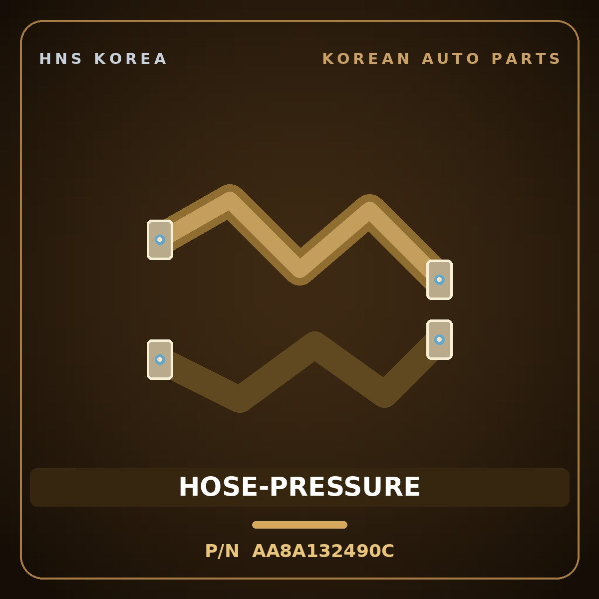 Genuine Mobis HOSE-PRESSURE AA8A132490C for Power Combi 1998 HNS Parts Korea