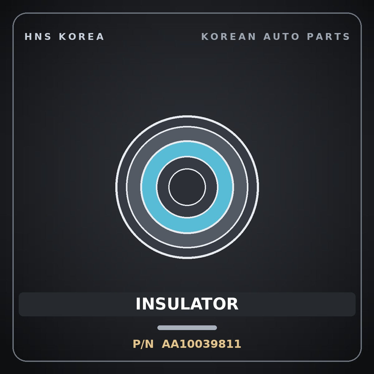 Genuine Mobis INSULATOR AA10039811 for Towner 2000 HNS Parts Korea