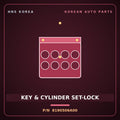Genuine Mobis KEY & CYLINDER SET-LOCK 8190506A00 for Visto 1999 HNS Parts Korea