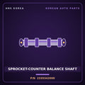 Genuine Mobis SPROCKET-COUNTER BALANCE SHAFT 2335342000 for Grace 1995 HNS Parts Korea