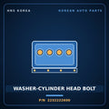 Genuine Mobis WASHER-CYLINDER HEAD BOLT 2232222600 for Click 1996 HNS Parts Korea