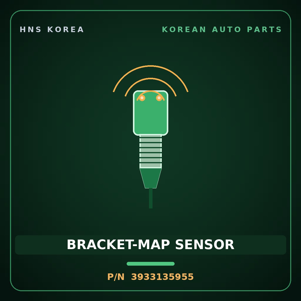 Genuine Mobis BRACKET-MAP SENSOR 3933135955 for Libero 2006 HNS Parts Korea
