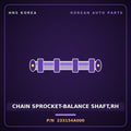 Genuine Mobis CHAIN SPROCKET-BALANCE SHAFT,RH 233154A000 for Libero 2002 HNS Parts Korea