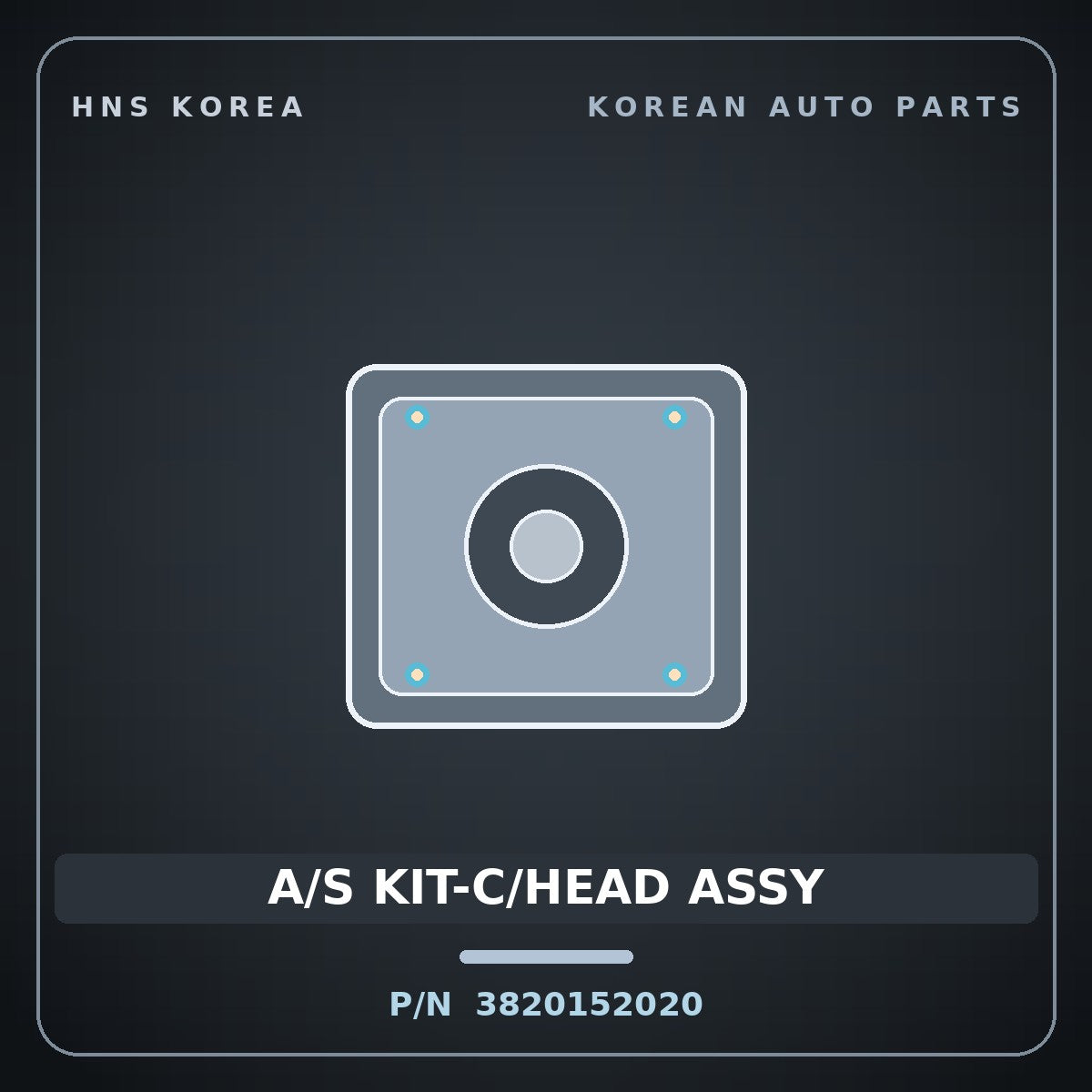Genuine Mobis A/S KIT-C/HEAD ASSY 3820152020 for Aero Town 2008 HNS Parts Korea