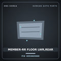 Genuine Mobis MEMBER-RR FLOOR LWR,REAR 65536G5000 for Niro 2016 HNS Parts Korea