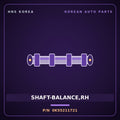Genuine Mobis SHAFT-BALANCE,RH 0K55211721 for Bongo 1996 HNS Parts Korea