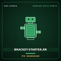Genuine Mobis BRACKET-STARTER,RR 361802A100 for Avante 2006 HNS Parts Korea