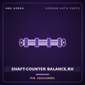 Genuine Mobis SHAFT-COUNTER BALANCE,RH 233214A001 for Grand Starex 2002 HNS Parts Korea
