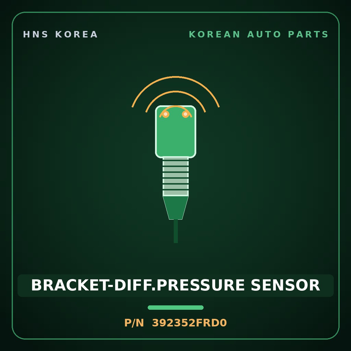 Genuine Mobis BRACKET-DIFF.PRESSURE SENSOR 392352FRD0 for G80 2016 HNS Parts Korea
