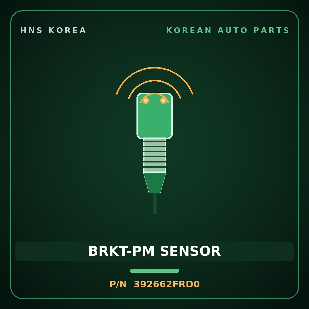 Genuine Mobis BRKT-PM SENSOR 392662FRD0 for G80 2016 HNS Parts Korea
