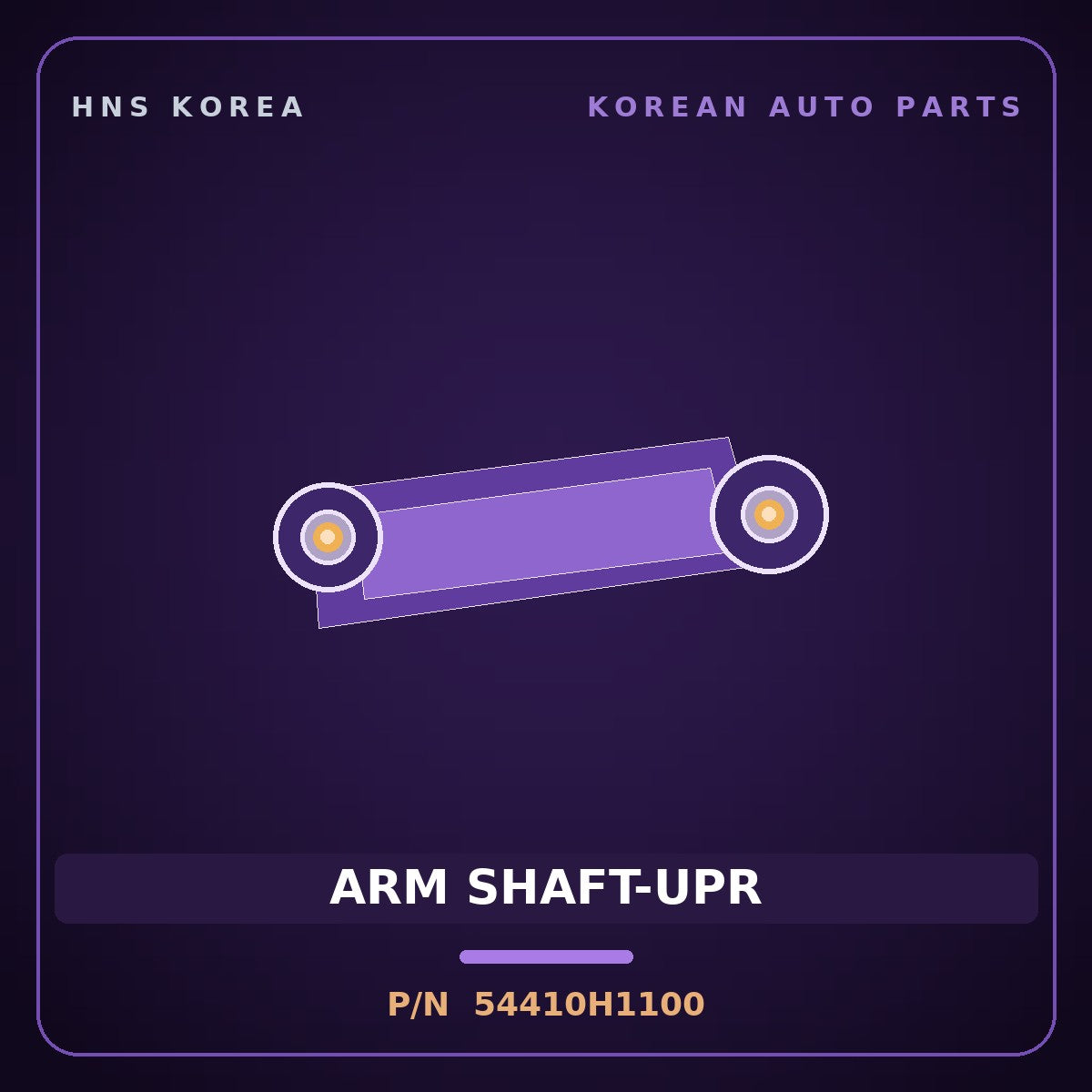Genuine Mobis ARM SHAFT-UPR 54410H1100 for Terracan 2000 HNS Parts Korea