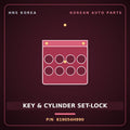 Genuine Mobis KEY & CYLINDER SET-LOCK 819054H990 for Grand Starex 2018 HNS Parts Korea