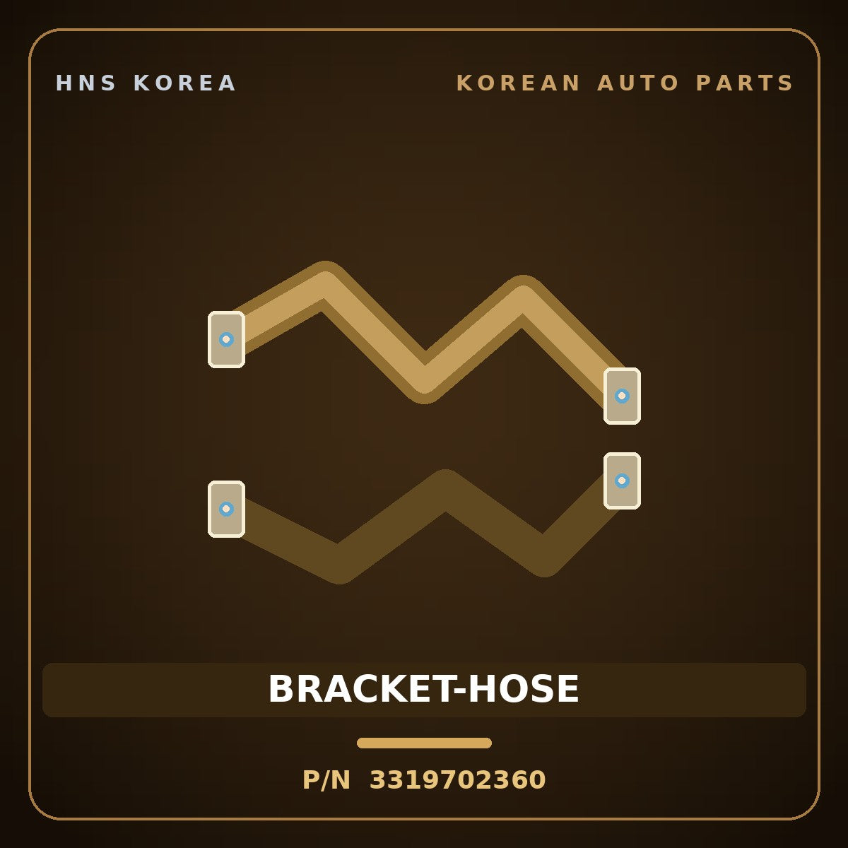 Genuine Mobis BRACKET-HOSE 3319702360 for Atos 1998 HNS Parts Korea