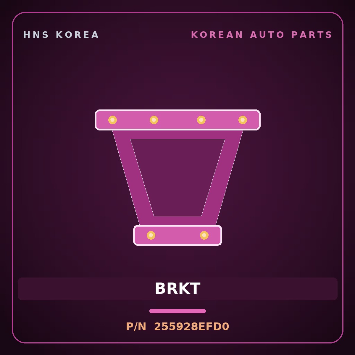 Genuine Mobis BRKT 255928EFD0 for Universe 2019 HNS Parts Korea
