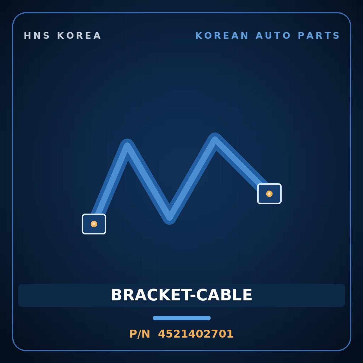 Genuine Mobis BRACKET-CABLE 4521402701 for Atos 2001 HNS Parts Korea