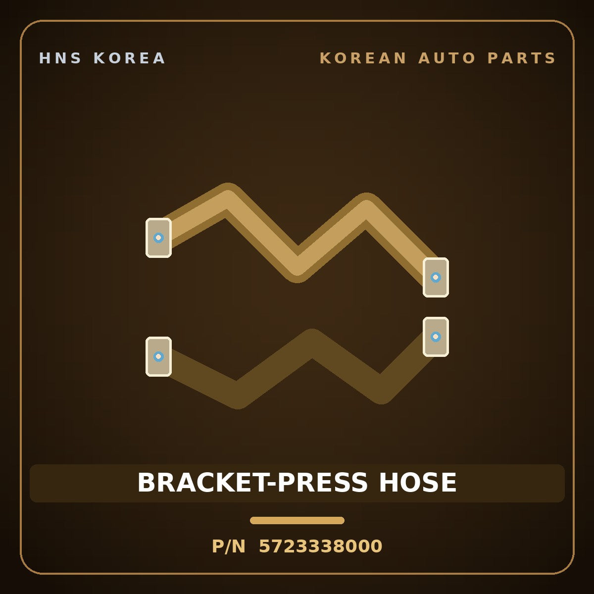 Genuine Mobis BRACKET-PRESS HOSE 5723338000 for Grandeur 1999 HNS Parts Korea
