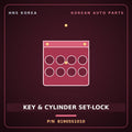 Genuine Mobis KEY & CYLINDER SET-LOCK 81905S1010 for Santa Fe 2018 HNS Parts Korea