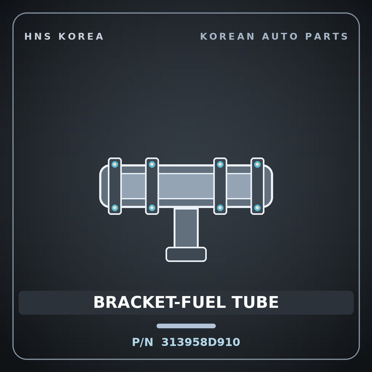 Genuine Mobis BRACKET-FUEL TUBE 313958D910 for Universe 2019 HNS Parts Korea