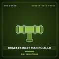 Genuine Mobis BRACKET-INLET MANIFOLD,LH 2836172800 for 11-Ton Truck 1998 HNS Parts Korea