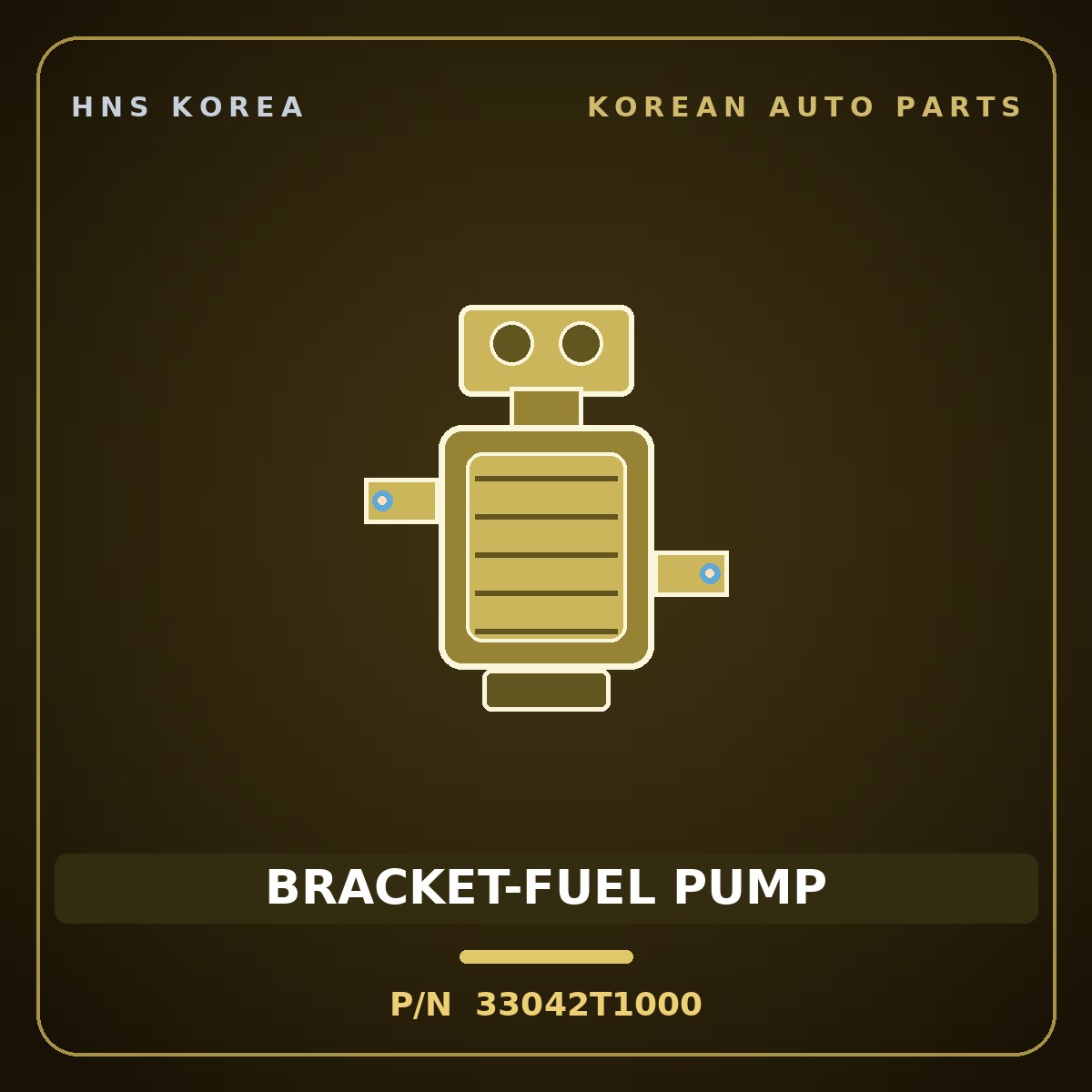 Genuine Mobis BRACKET-FUEL PUMP 33042T1000 for G80 2020 HNS Parts Korea