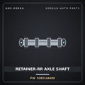 Genuine Mobis RETAINER-RR AXLE SHAFT 528214A400 for Starex 2006 HNS Parts Korea
