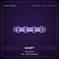 Genuine Mobis SHAFT 4375738200 for Accent 1999 HNS Parts Korea