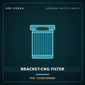 Genuine Mobis BRACKET-CNG FILTER 313915M000 for Mighty 2015 HNS Parts Korea