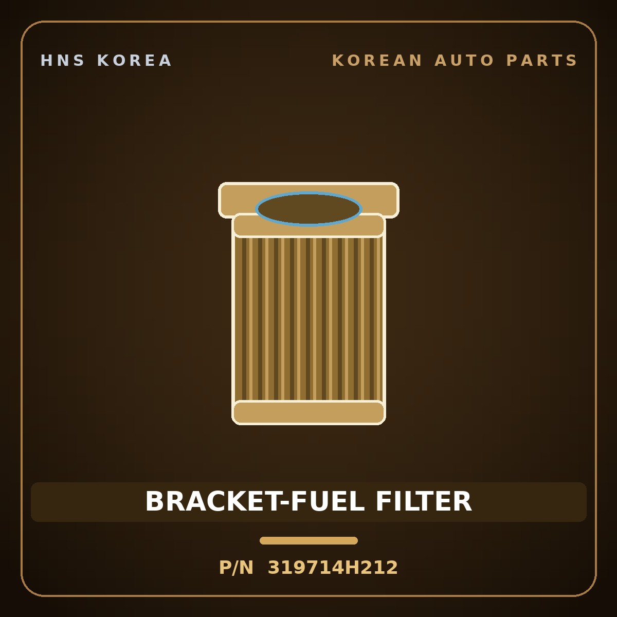 Genuine Mobis BRACKET-FUEL FILTER 319714H212 for Grand Starex 2007 HNS Parts Korea