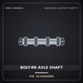 Genuine Mobis BOLT-RR AXLE SHAFT 527454H000 for Grand Starex 2007 HNS Parts Korea
