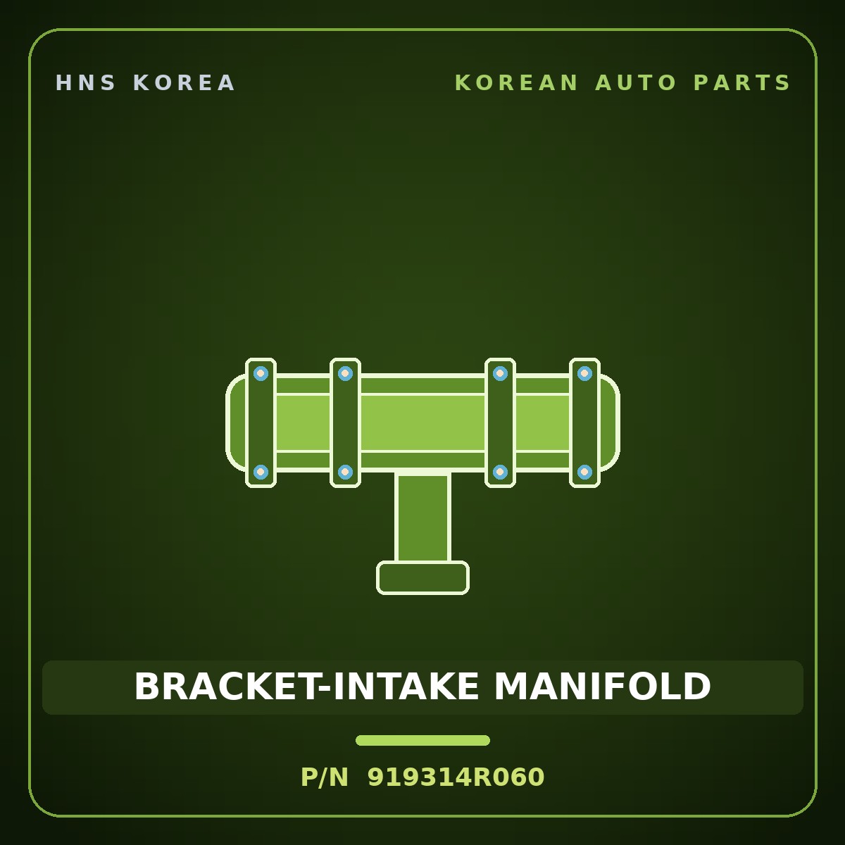 Genuine Mobis BRACKET-INTAKE MANIFOLD 919314R060 for Grandeur 2014 HNS Parts Korea