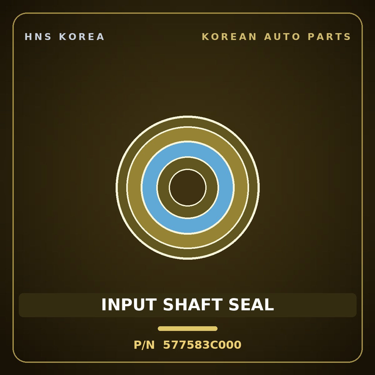 Genuine Mobis INPUT SHAFT SEAL 577583C000 for Carens 2006 HNS Parts Korea