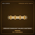 Genuine Mobis SPROCKET-CRANKSHAFT BALANCE SHAFTDRIVE 2335238010 for Optima 1999 HNS Parts Korea