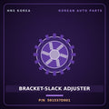 Genuine Mobis BRACKET-SLACK ADJUSTER 591537D901 for 23-Ton Truck 2000 HNS Parts Korea