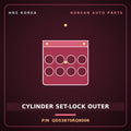 Genuine Mobis CYLINDER SET-LOCK OUTER QD53870RQ8006 for Trago 2013 HNS Parts Korea