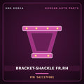Genuine Mobis BRACKET-SHACKLE FR,RH 542117F001 for 23-Ton Truck 1998 HNS Parts Korea