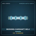 Genuine Mobis BUSHING-CAMSHAFT NO.4 2118483000 for 11-Ton Truck 1995 HNS Parts Korea