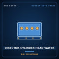 Genuine Mobis DIRECTOR-CYLINDER HEAD WATER 2213672000 for 11-Ton Truck 1995 HNS Parts Korea