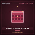 Genuine Mobis PLATE-CYLINDER BLOCK,RR 2143223510 for Avante 2006 HNS Parts Korea