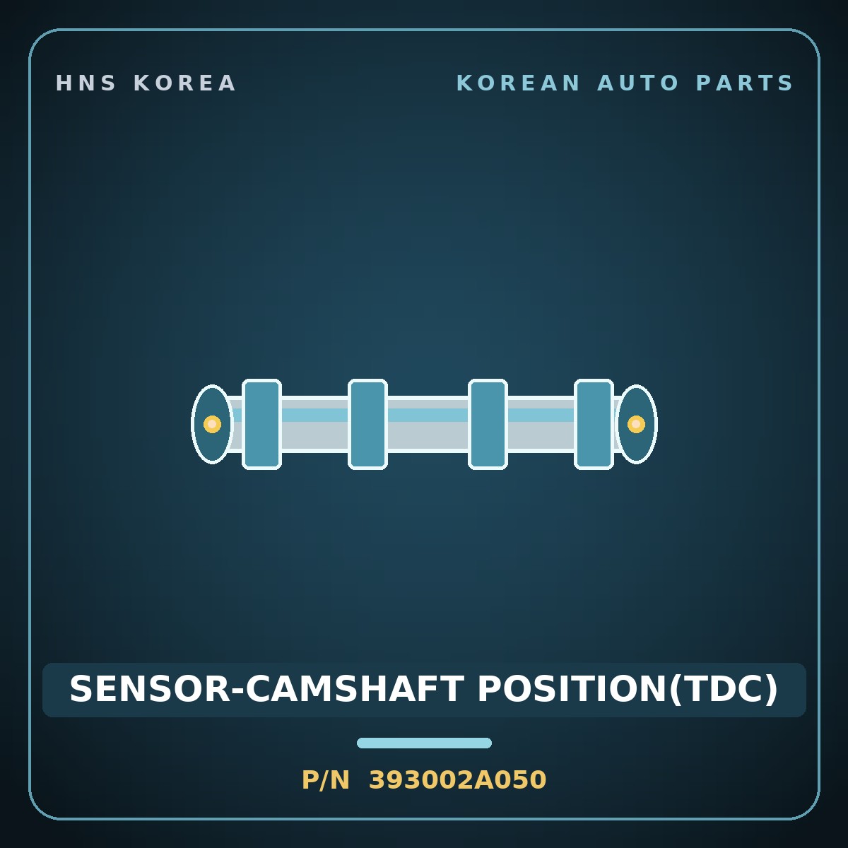 Genuine Mobis SENSOR-CAMSHAFT POSITION(TDC) 393002A050 for Accent 2015 HNS Parts Korea