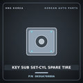 Genuine Mobis KEY SUB SET-CYL SPARE TIRE 0K0UA76980A for Retona 1999 HNS Parts Korea