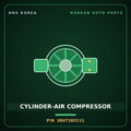 Genuine Mobis CYLINDER-AIR COMPRESSOR 3847183111 for 11-Ton Truck 1995 HNS Parts Korea