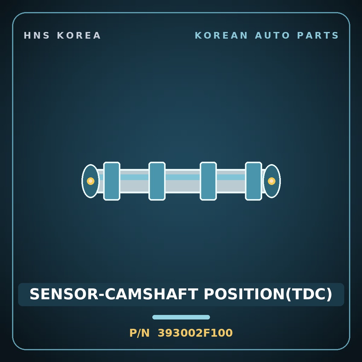Genuine Mobis SENSOR-CAMSHAFT POSITION(TDC) 393002F100 for Carnival 2014 HNS Parts Korea