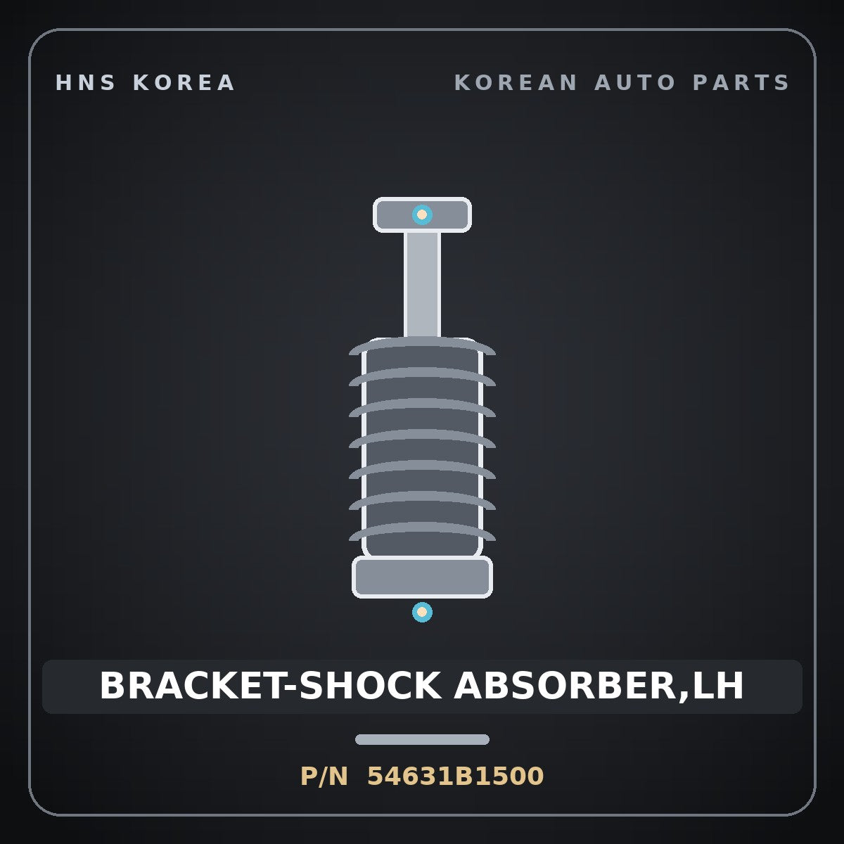 Genuine Mobis BRACKET-SHOCK ABSORBER,LH 54631B1500 for G80 2014 HNS Parts Korea
