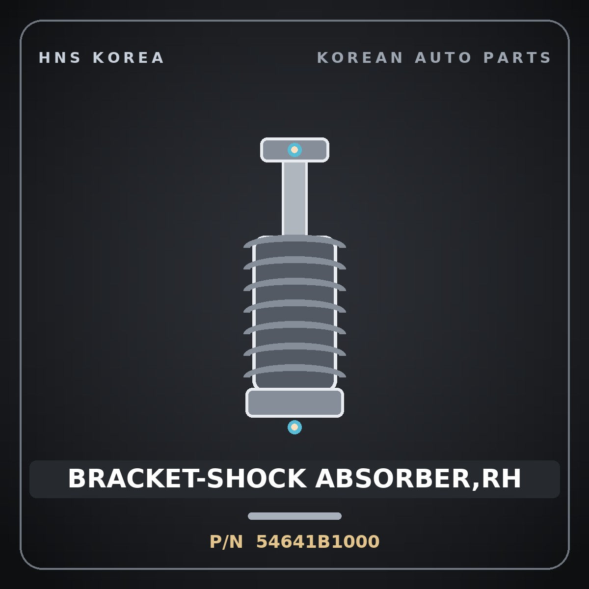 Genuine Mobis BRACKET-SHOCK ABSORBER,RH 54641B1000 for G80 2014 HNS Parts Korea
